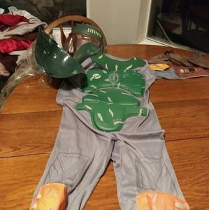 Boys size large 10/12 Bobba Fett Costume